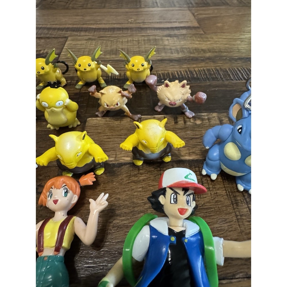 Pokemon Figure Lot TOMY 20pc Vintage 90s Ash, Misty, Raichu & More - Picture 6 of 14